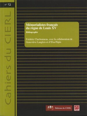 cover image of Mémorialistes français du règne Louis XV